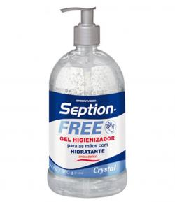 Gel Higienizador para Mãos Septionfree Crystal Fiorucci 1000ml Gel Higienizador para Mãos Septionfree Crystal Fiorucci 1000ml