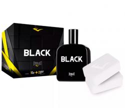 Kit Everlast Black Masculino Deo Colônia 100ml + 2 Sabonetes 80g Kit Everlast Black Masculino Deo Colônia 100ml + 2 Sabonetes 80g