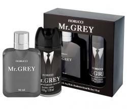 Kit Mr. Grey Fiorucci Masculino Deo Colônia 90ml + Deo 110g - 170ml Kit Mr. Grey Fiorucci Masculino Deo Colônia 90ml + Deo 110g - 170ml