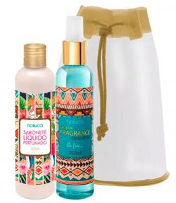 Kit Fiorucci Splash Fragrance Boho Style Kit Deo Colônia 200ml + Sabonete Líquido 200ml Kit Fiorucci Splash Fragrance Boho Style Kit Deo Colônia 200ml + Sabonete Líquido 200ml