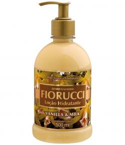 Loção Hidratante Fiorucci Vanilla e Milk 500ml Loção Hidratante Fiorucci Vanilla e Milk 500ml