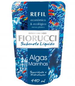 Refil Sabonete Líquido Fiorucci Algas Marinhas 440ml Refil Sabonete Líquido Fiorucci Algas Marinhas 440ml
