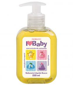 Sabonete Líquido Suave Fiorucci I Love Baby 250ml Sabonete Líquido Suave Fiorucci I Love Baby 250ml