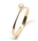 Anel Solitário em ouro amarelo 18k - 2ANB0109 Anel Solitário em ouro amarelo 18k - 2ANB0109