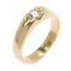 Solitário em ouro amarelo 18k Solitário em ouro amarelo 18k