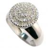 Anel em ouro branco 18k com diamantes - 2ANB0184 Anel em ouro branco 18k com diamantes - 2ANB0184