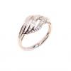 Anel em ouro branco 18k com diamantes - 2ANB0191 Anel em ouro branco 18k com diamantes - 2ANB0191