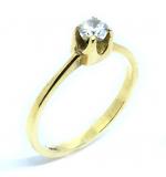Solitário em amarelo ouro 18k - 2ANB0208 Solitário em amarelo ouro 18k - 2ANB0208