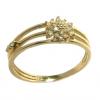 Anel em ouro amarelo 18k com diamantes - Chuveiro - 2ANB0221 Anel em ouro amarelo 18k com diamantes - Chuveiro - 2ANB0221