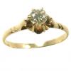 Solitário em amarelo ouro 18k - Garra espelho Solitário em amarelo ouro 18k - Garra espelho