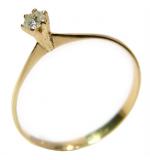 Anel Solitário em ouro amarelo 18k - 2ANB0357 Anel Solitário em ouro amarelo 18k - 2ANB0357