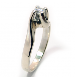 Solitário em ouro branco 18k - 2ANB0378 Solitário em ouro branco 18k - 2ANB0378
