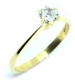 Anel Solitário em ouro amarelo 18k - 2ANB0390 Anel Solitário em ouro amarelo 18k - 2ANB0390