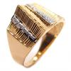 Aneis em ouro amarelo e branco 18k - 2ANO0410 Aneis em ouro amarelo e branco 18k - 2ANO0410