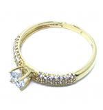 Anel em ouro amarelo 18k com 49 zirconias - 2ANZ0094 Anel em ouro amarelo 18k com 49 zirconias - 2ANZ0094