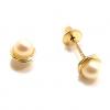 Brinco em ouro amarelo 18k com pérola Brinco em ouro amarelo 18k com pérola