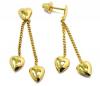 Brinco em ouro amarelo 18k - Feminino - Coração Brinco em ouro amarelo 18k - Feminino - Coração