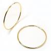 Argola africana em ouro amarelo 18k feminina Argola africana em ouro amarelo 18k feminina