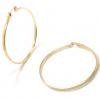 Argola Africana em ouro amarelo 18k feminina Argola Africana em ouro amarelo 18k feminina