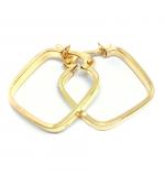 Africana em ouro 18k - quadrada - 2BRO1067 Africana em ouro 18k - quadrada - 2BRO1067