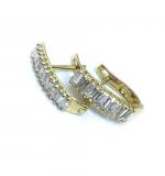 Brinco em ouro 18k feminino com zirconia - 2BRZ0247 Brinco em ouro 18k feminino com zirconia - 2BRZ0247