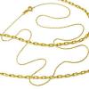 Correntes em ouro 18k - Elos lapidados - 40 cm - 2CLO0030 Correntes em ouro 18k - Elos lapidados - 40 cm - 2CLO0030