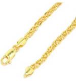 Colar em ouro 18k - Taco e bola lapidado - Feminino - 40 cm Colar em ouro 18k - Taco e bola lapidado - Feminino - 40 cm