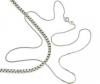 Corrente em ouro branco 18k - Veneziana - Feminina - 45 cm Corrente em ouro branco 18k - Veneziana - Feminina - 45 cm