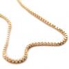 Colar de ouro amarelo 18k tipo veneziana - Masculino - 45 cm Colar de ouro amarelo 18k tipo veneziana - Masculino - 45 cm