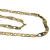 Corrente em ouro 18k - Cadeado achatado - 60 cm - 2CLO0517 (Produto Esgotado) Corrente em ouro 18k - Cadeado achatado - 60 cm - 2CLO0517 (Produto Esgotado)