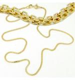 Colar em ouro amarelo 18k - Esteira - 50cm - 2CLO0582 Colar em ouro amarelo 18k - Esteira - 50cm - 2CLO0582