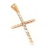 Crucifixo em ouro 3 cores 18k - 2CZO0139 Crucifixo em ouro 3 cores 18k - 2CZO0139
