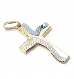 Crucifixo em ouro amarelo 18k Crucifixo em ouro amarelo 18k