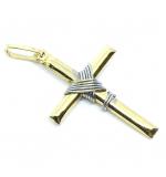 Crucifixo em ouro amarelo 18k - 2CZO0293