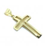 Crucifixos de ouro 18k - Vazado - 2CZO0306 Crucifixos de ouro 18k - Vazado - 2CZO0306