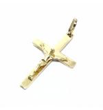Crucifixo em ouro 18k - Com imagem - 2CZO0320 Crucifixo em ouro 18k - Com imagem - 2CZO0320