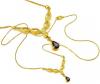 Gargantilha em ouro 18k - Feminina - com safira e diamantes Gargantilha em ouro 18k - Feminina - com safira e diamantes