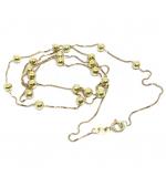 Gargantilha em ouro amarelo 18k - Bolas - 2GRO0193 Gargantilha em ouro amarelo 18k - Bolas - 2GRO0193