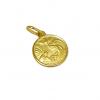 Medalhinha batismo em ouro amarelo 18k - 2MEO0005 Medalhinha batismo em ouro amarelo 18k - 2MEO0005