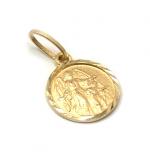 Medalhinha anjo da guarda em ouro 18k - 2MEO0008 Medalhinha anjo da guarda em ouro 18k - 2MEO0008