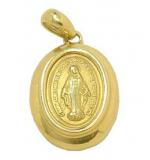 Medalha de Nossa Senhora das Graças em ouro 18k - 2MEO0016 Medalha de Nossa Senhora das Graças em ouro 18k - 2MEO0016
