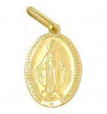 Medalha de Nossa Senhora das Graças em ouro 18k - 2MEO0074 Medalha de Nossa Senhora das Graças em ouro 18k - 2MEO0074