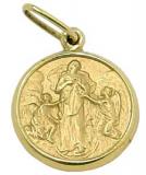 Medalha Nossa Sra Desatadora de Nós em ouro 18k - 2MEO0108 Medalha Nossa Sra Desatadora de Nós em ouro 18k - 2MEO0108