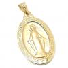 Medalha de Nossa Senhora das Graças em ouro 18k - 2MEO0243 Medalha de Nossa Senhora das Graças em ouro 18k - 2MEO0243