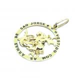 Medalha de São Jorge em ouro 18k - 2MEO0355 Medalha de São Jorge em ouro 18k - 2MEO0355