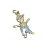 Pingente menino em ouro 18k - 2PEO0070 Pingente menino em ouro 18k - 2PEO0070