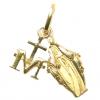 N.Sra.das Graças em ouro amarelo 18k - Símbolo de Maria N.Sra.das Graças em ouro amarelo 18k - Símbolo de Maria