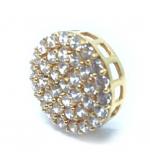 Pingente em ouro 37k com zirconias - 2PIZ0045 Pingente em ouro 37k com zirconias - 2PIZ0045
