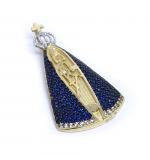 Pingente de N. Sra. Aparecida em ouro 18k - 2PIZ0132 Pingente de N. Sra. Aparecida em ouro 18k - 2PIZ0132