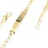 Pulseira infantil masculina com chapa em ouro amarelo 18k Pulseira infantil masculina com chapa em ouro amarelo 18k
